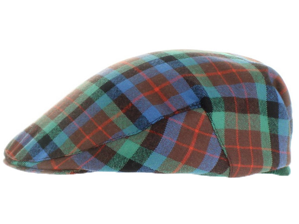 Cap, Mens Flat County Style,One Size Fits All, 500 Tartans